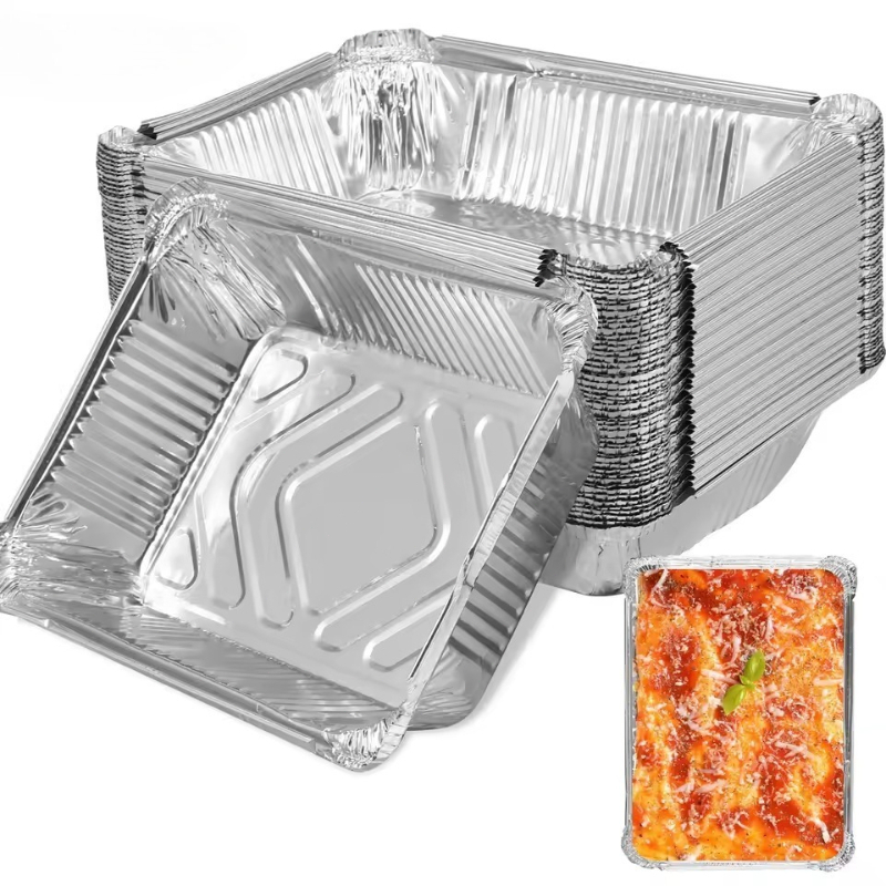 Kitchen Oven Baking Pans - 20/40 Pezzi Vaschette in Alluminio Antiaderenti