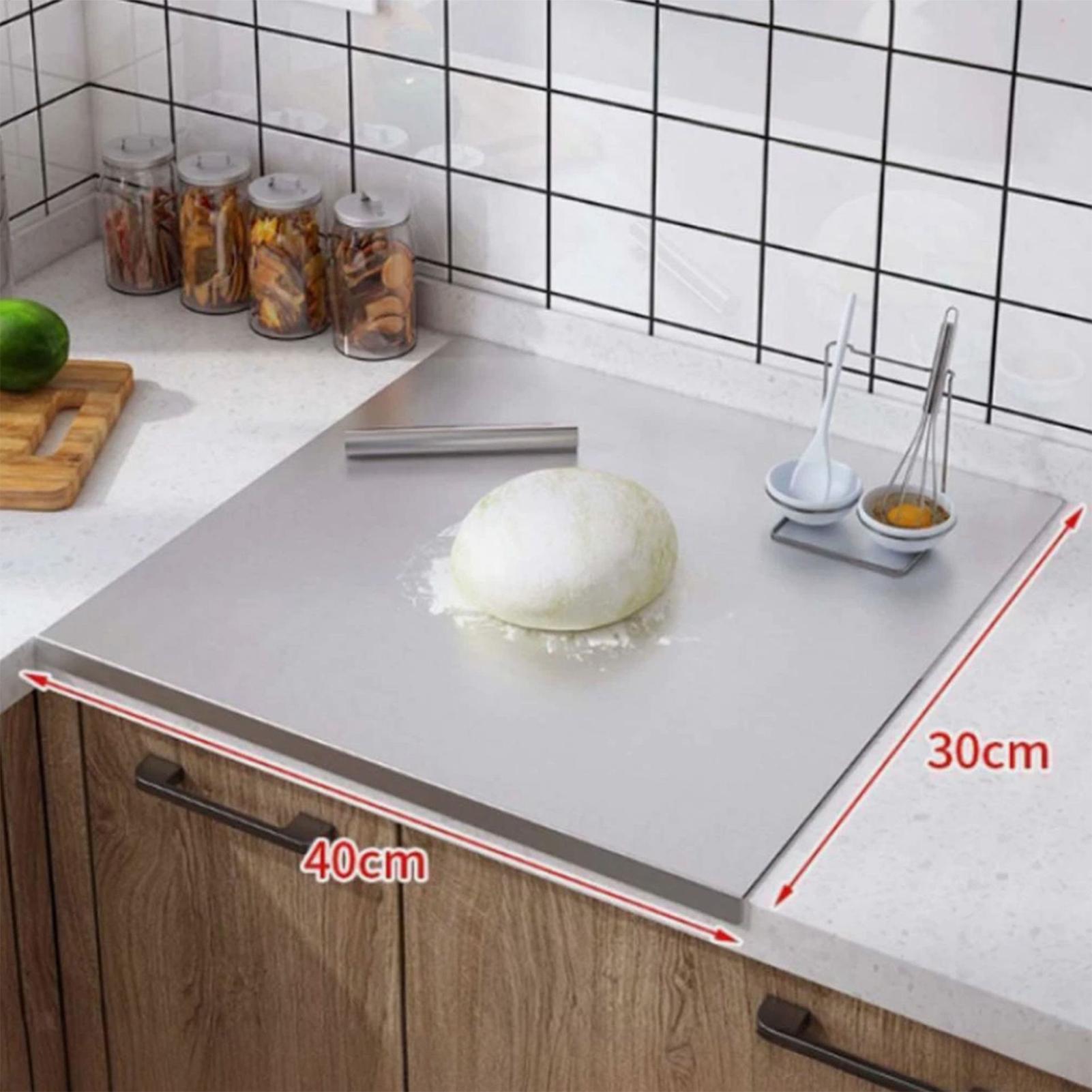 Kitchen For Baking - Tagliere in Acciaio Inossidabile Antiaderente a