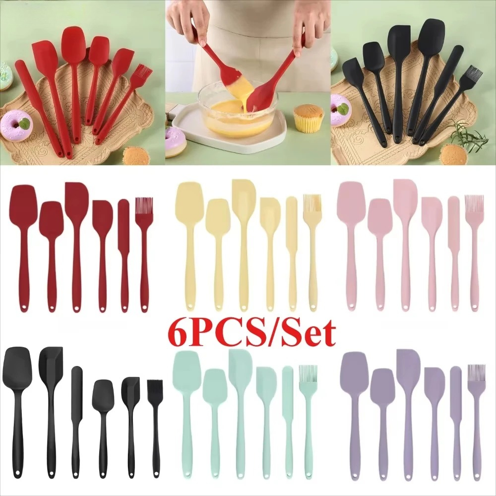 Baking Kitchen Set Up - Set di 6 spatole in silicone