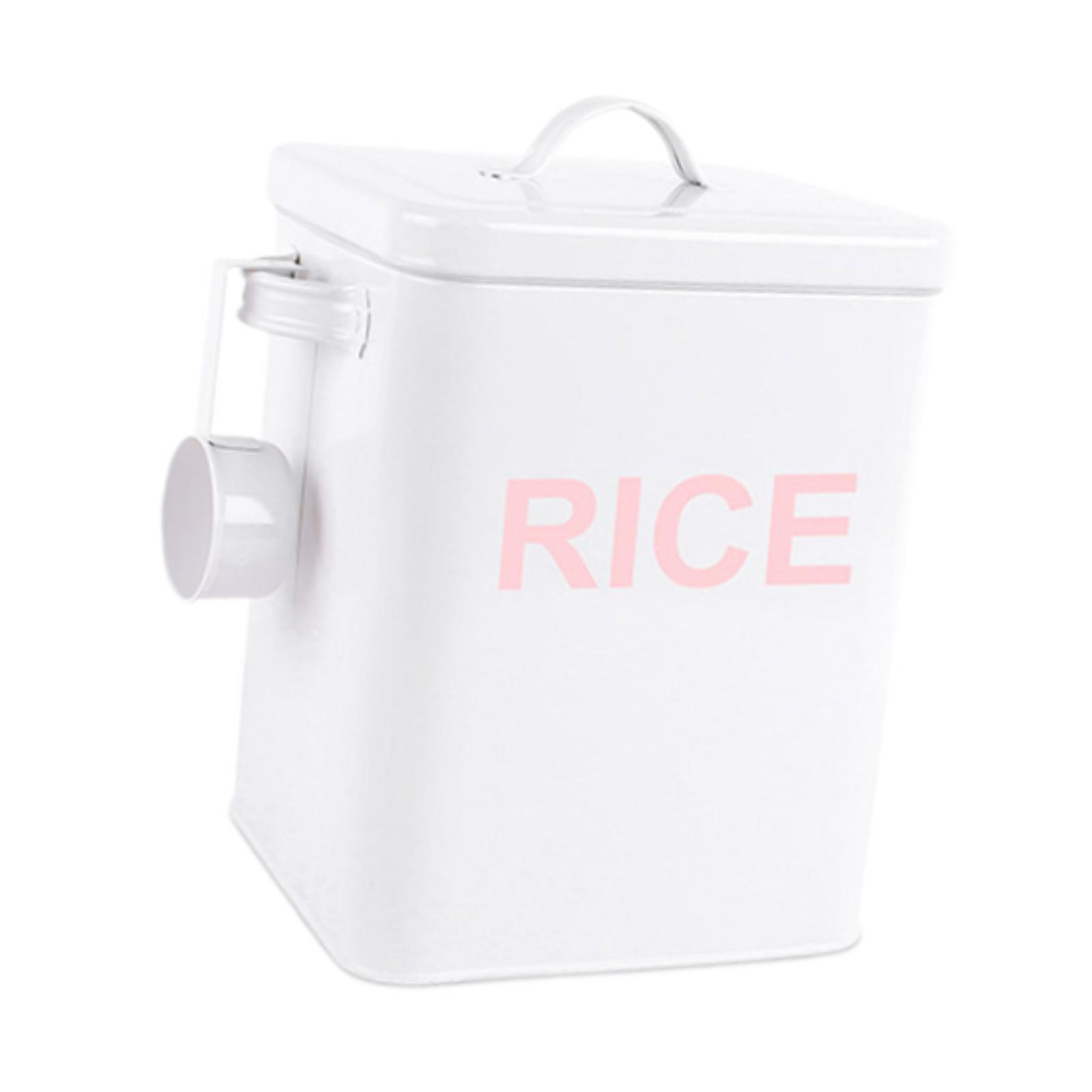 Kitchen Baking Canisters - Contenitore Ermetico in Ferro per Riso