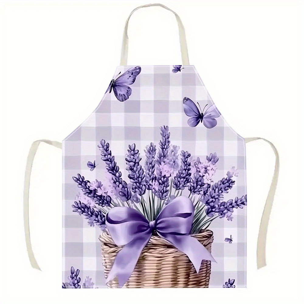 Kitchen Baking Gift Basket - Grembiule in lino con stampa di