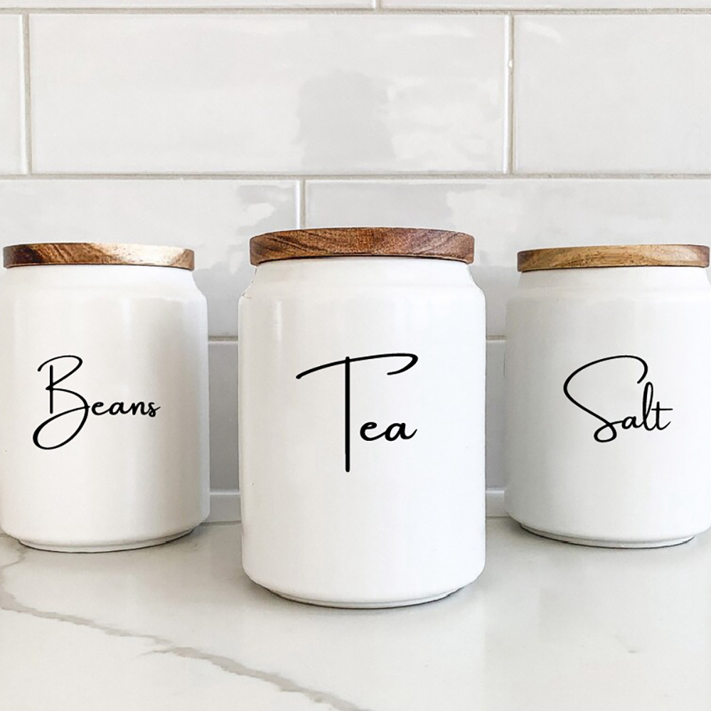 Kitchen Baking Quotes - Organizzazione della cucina Etichette per barattoli