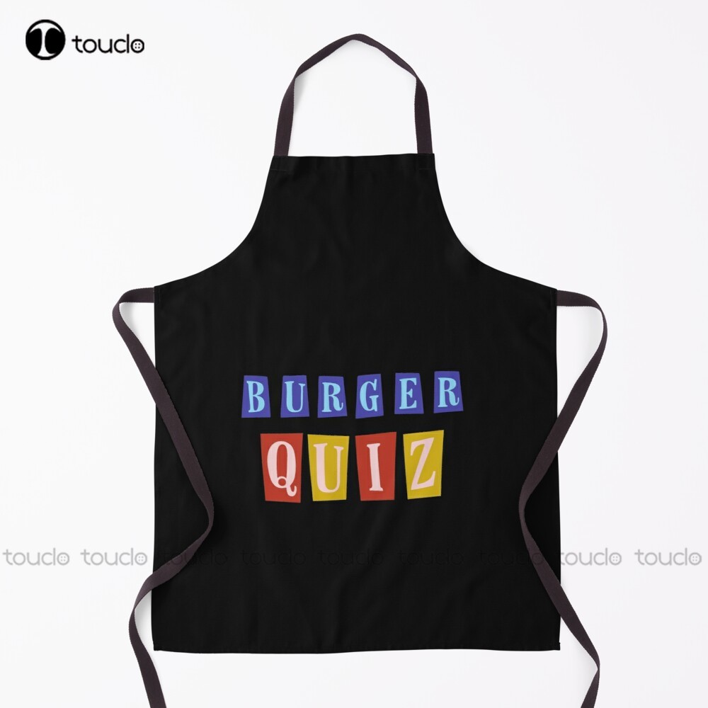 Kitchen Quiz - Burger Quiz grembiule cameriere grembiule personalizzato