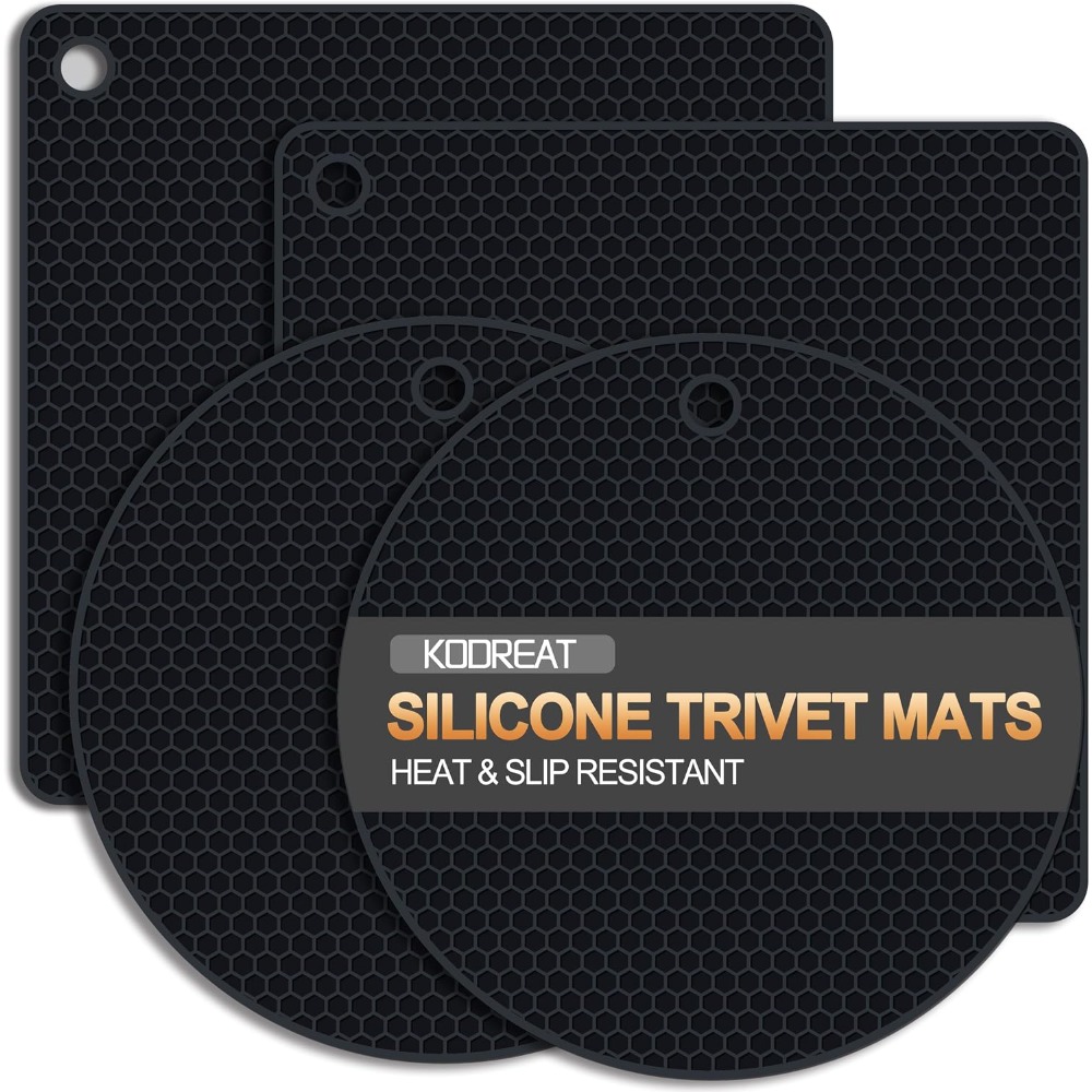 Kitchen Grade Baking Sheet - Set di 4 Sottopentola in Silicone