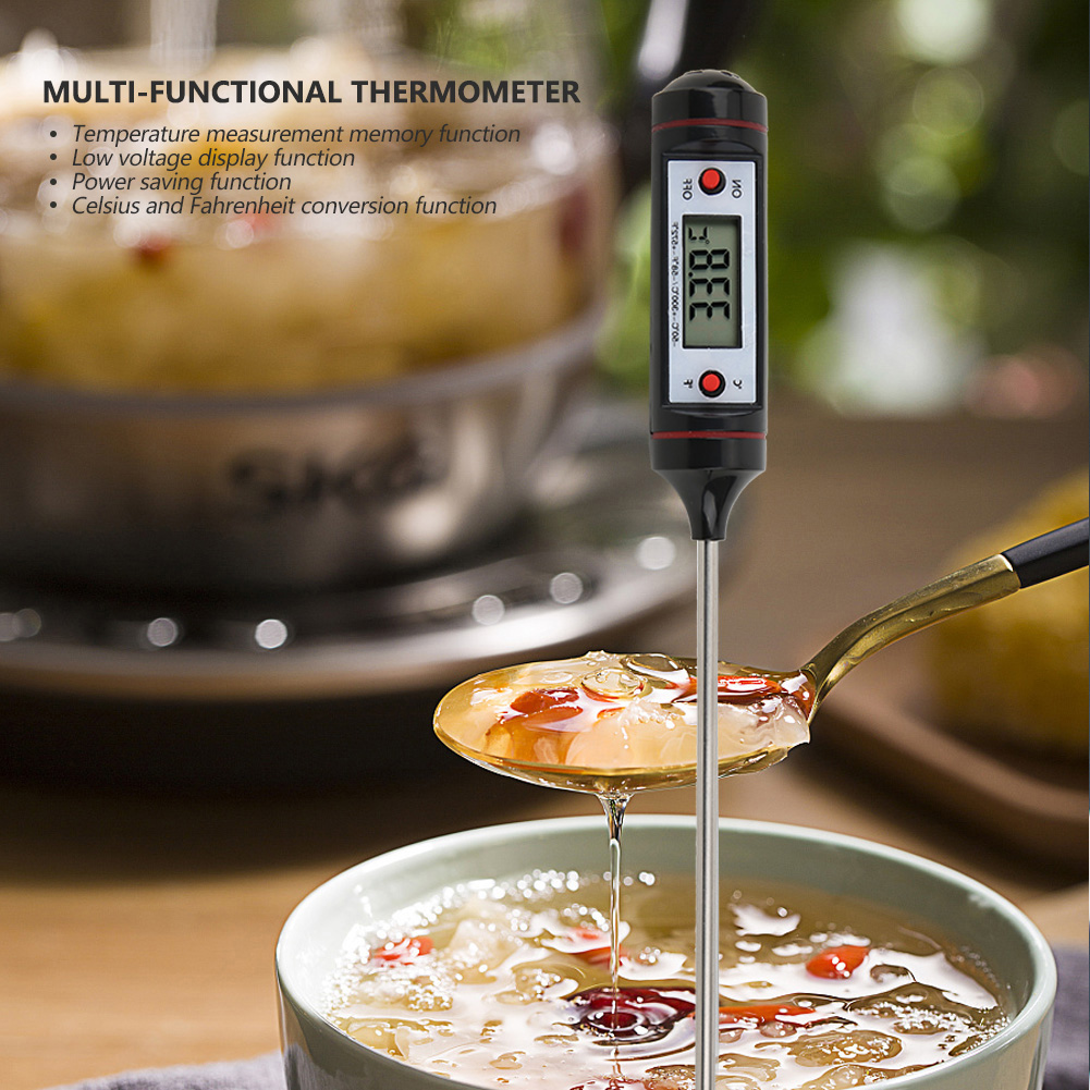 Kitchen Quiz - Termometro Digitale WT-1 con Sonda, Misuratore