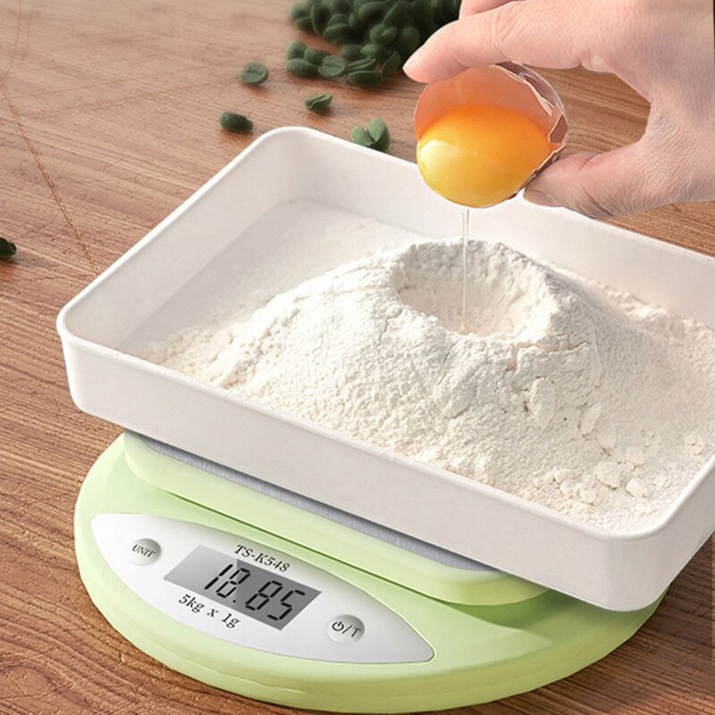 Kitchen For Baking - Bilancia da cucina digitale 5kg/1g, bilancia