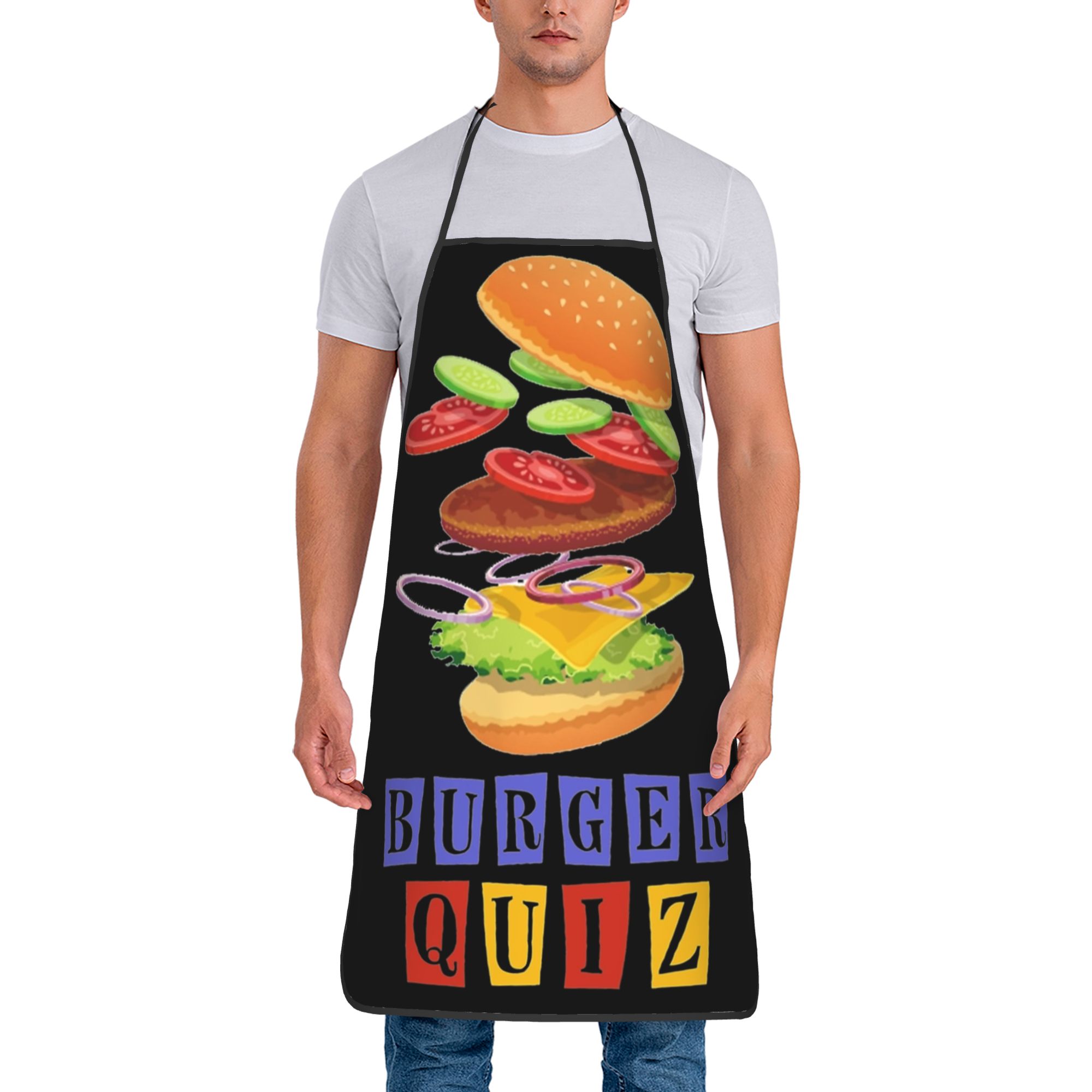 Kitchen Quiz - Grembiule Burger Quiz, Accessori da Cucina