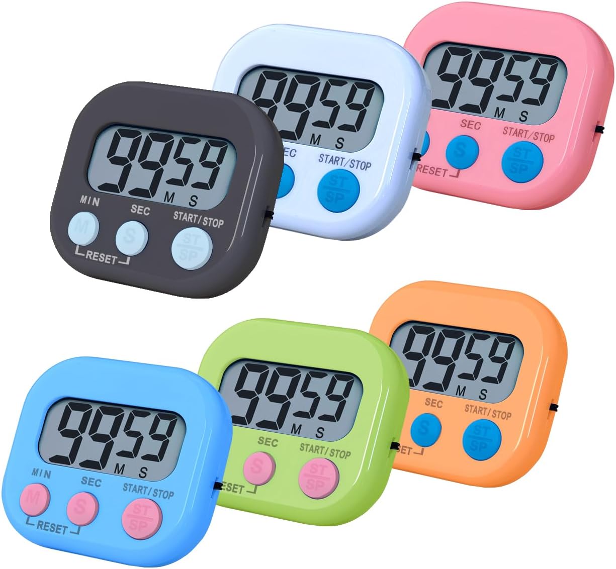 Baking Kitchen Set Up - Timer da cucina magnetico digitale con