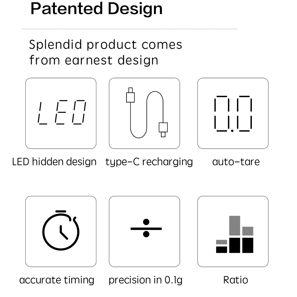 Bilancia da caffè intelligente - Kitchen Baking Timer recensione e prezzo