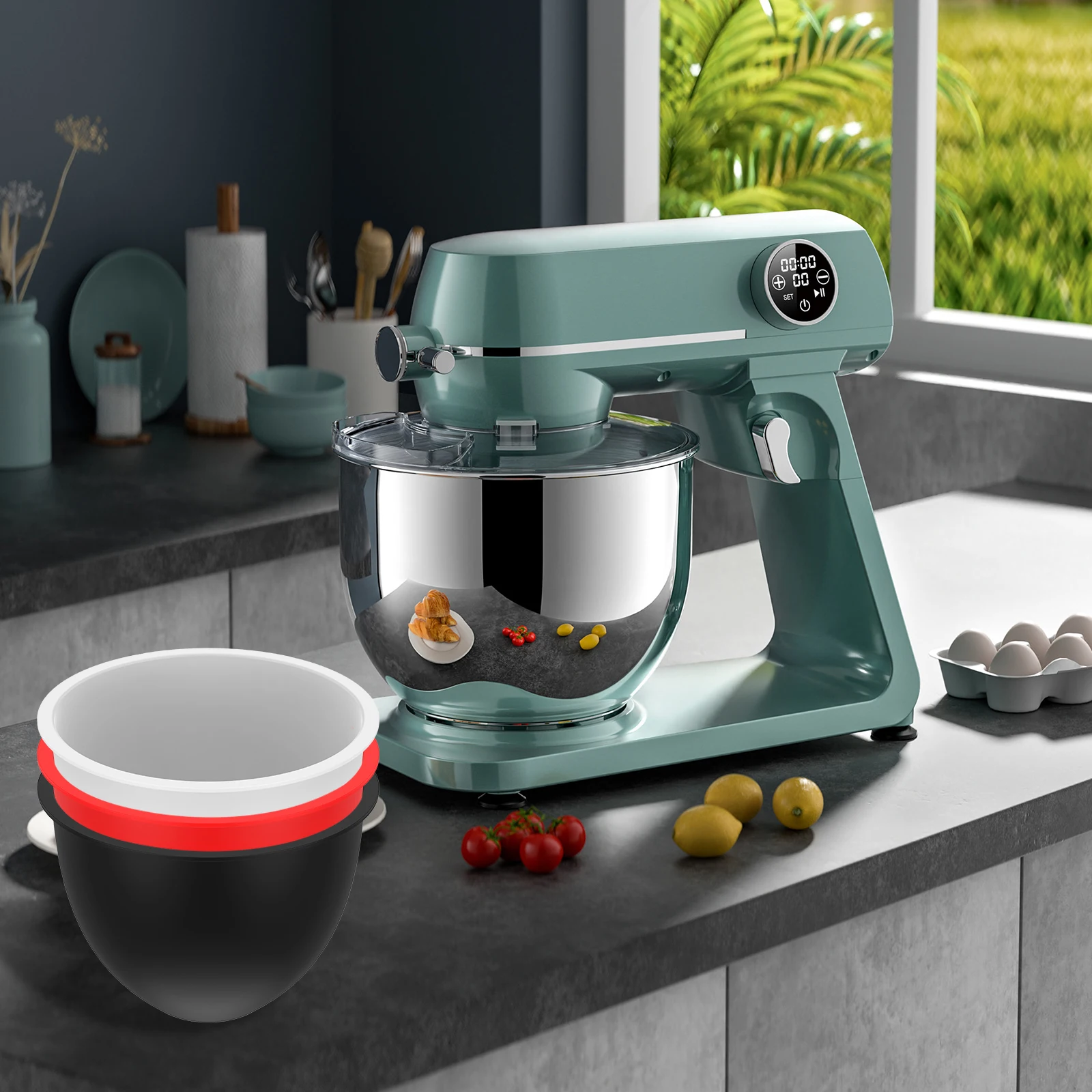 Set di 3 Ciotole in Silicone c - Kitchen Aid Baking Lid recensione e prezzo