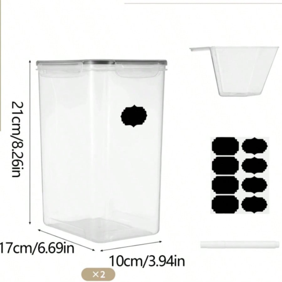 Contenitori ermetici extra gra - Kitchen Baking Canisters recensione e prezzo