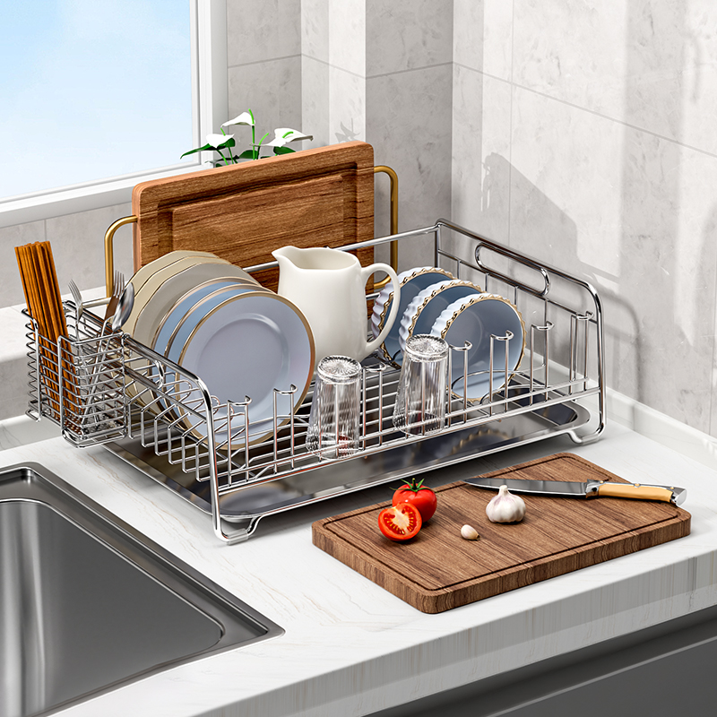 Scolapiatti in Acciaio Inox 30 - Kitchen Utensils recensione e prezzo