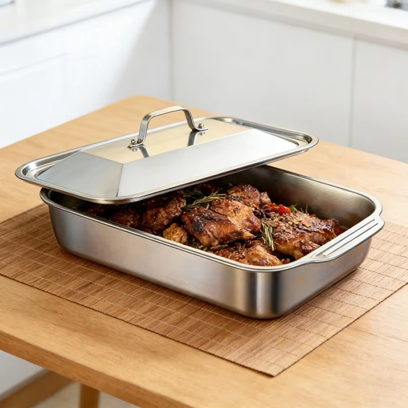 Teglia Profonda in Acciaio Ino - Kitchen Oven Baking Pans recensione e prezzo