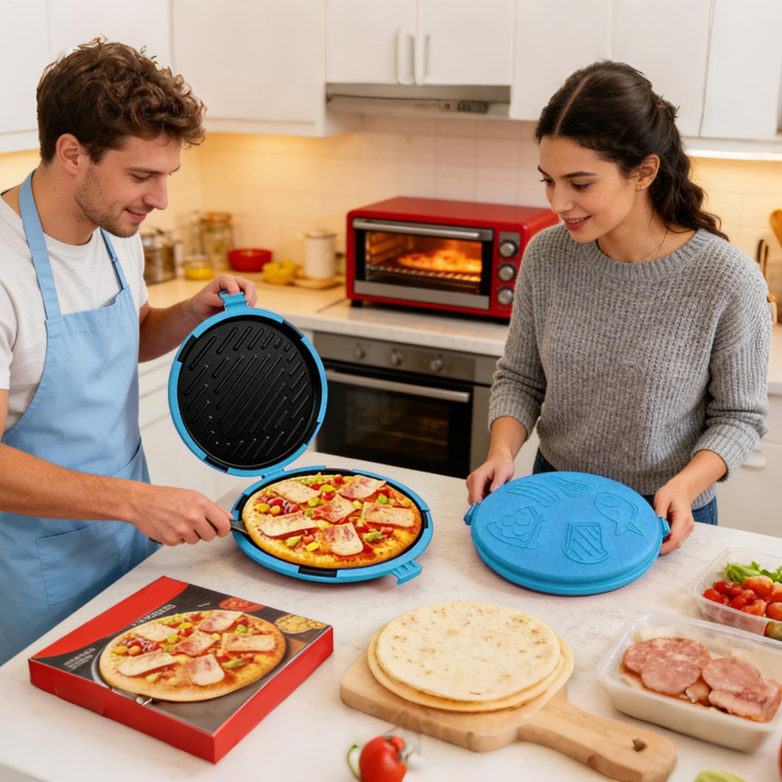 Piastra per Pizza a Riscaldame - Kitchen Oven Baking Pans recensione e prezzo