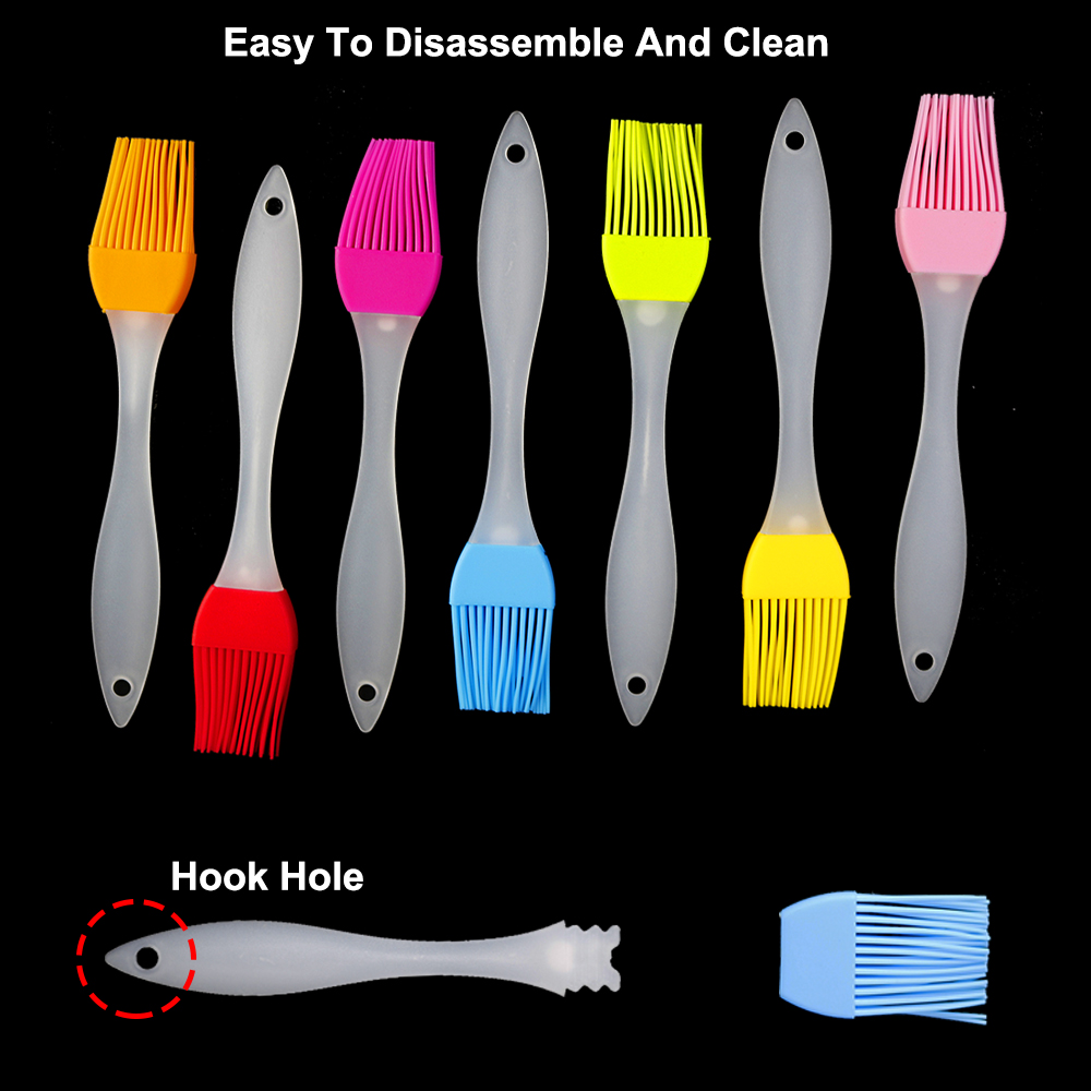 1 pz 7 colori spazzola in sili - Kitchen Baking Ware recensione e prezzo