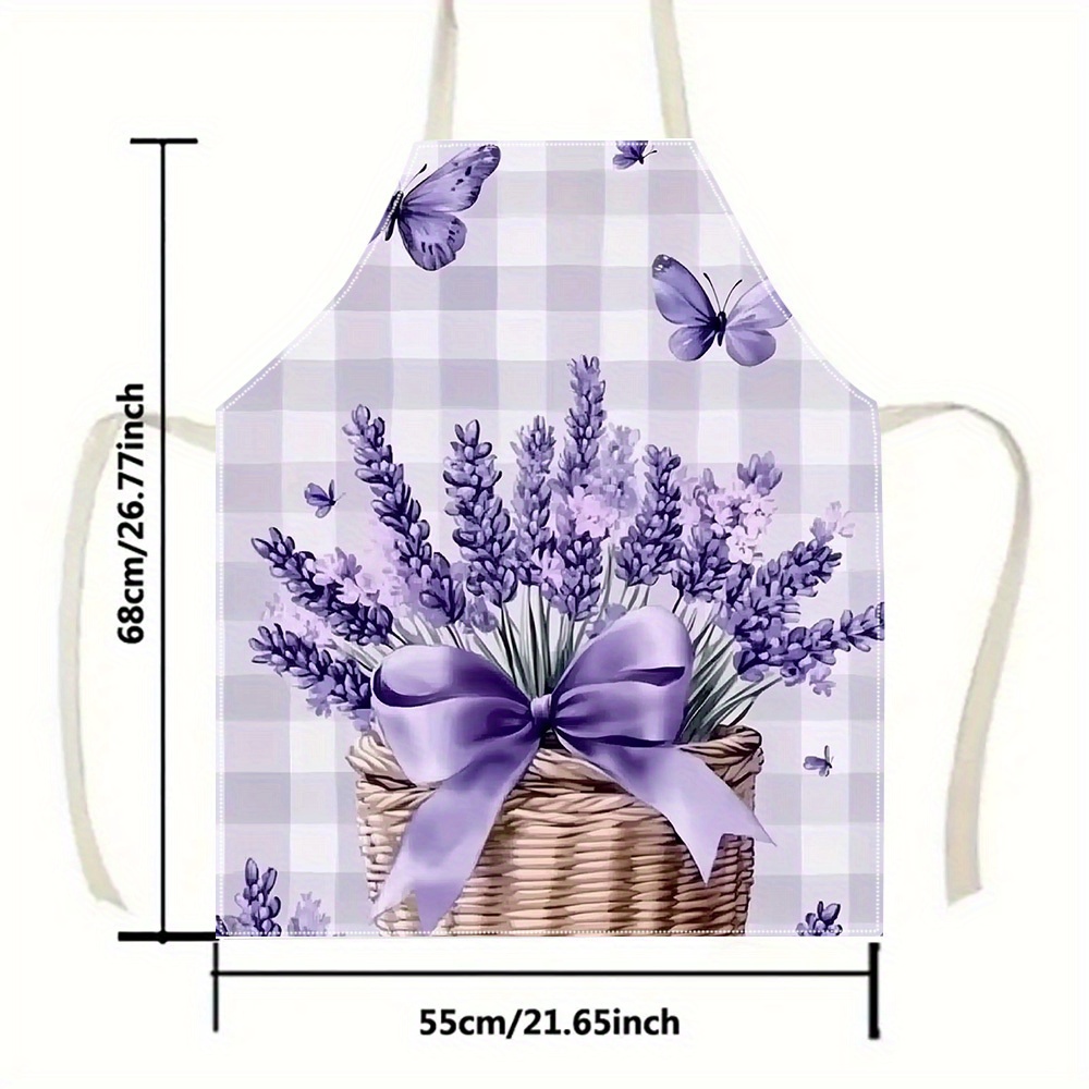 Grembiule in lino con stampa d - Kitchen Baking Gift Basket recensione e prezzo