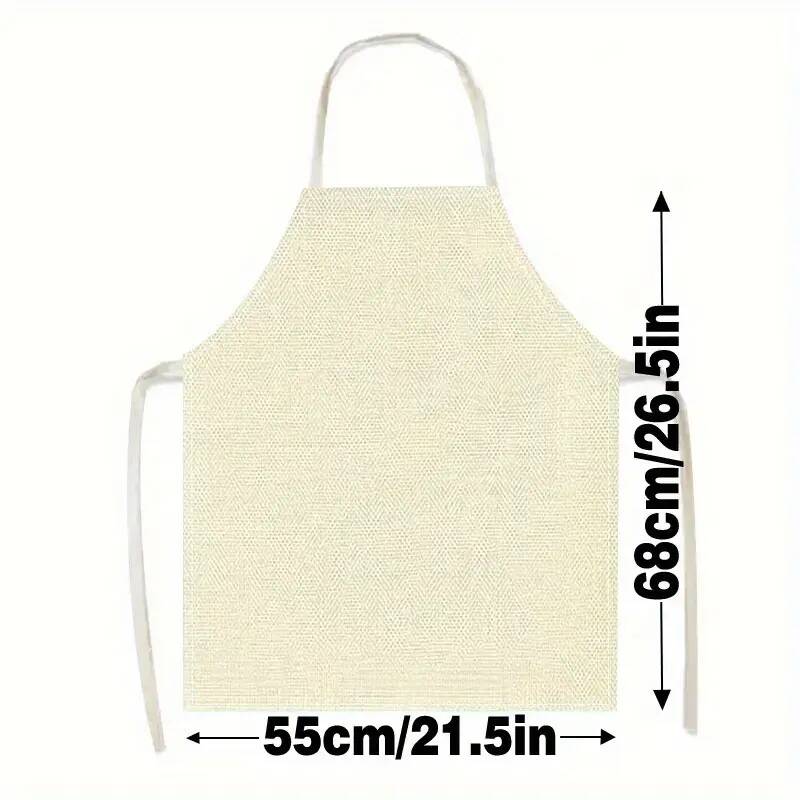 Grembiule in lino con stampa d - Kitchen Baking Gift Basket recensione e prezzo