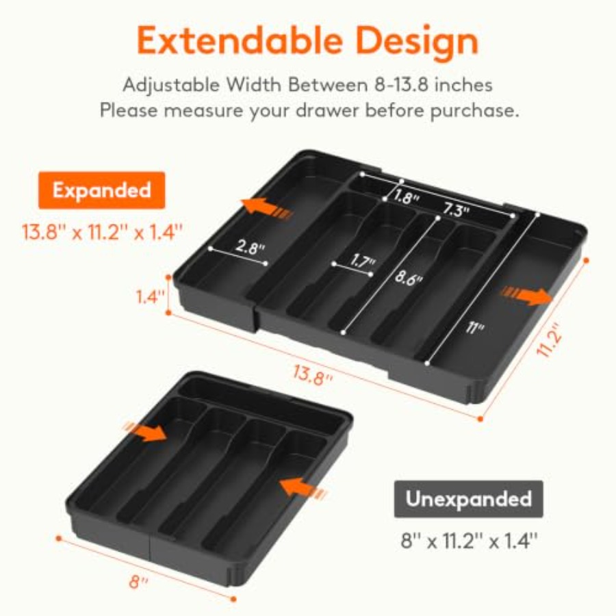 Organizzatore Espandibile per  - Kitchen Utensils recensione e prezzo