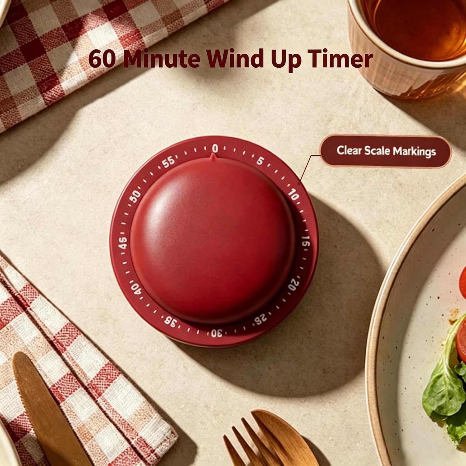 Timer da Cucina Meccanico con  - Kitchen Baking Timer recensione e prezzo