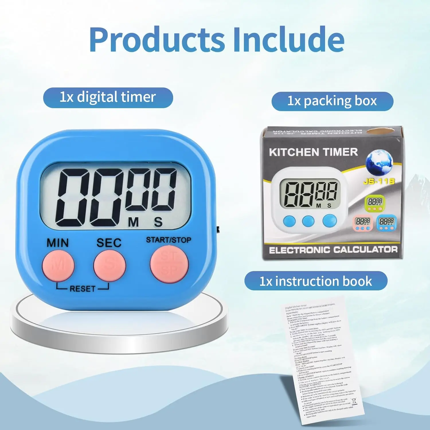 Timer da cucina magnetico digi - Baking Kitchen Set Up recensione e prezzo