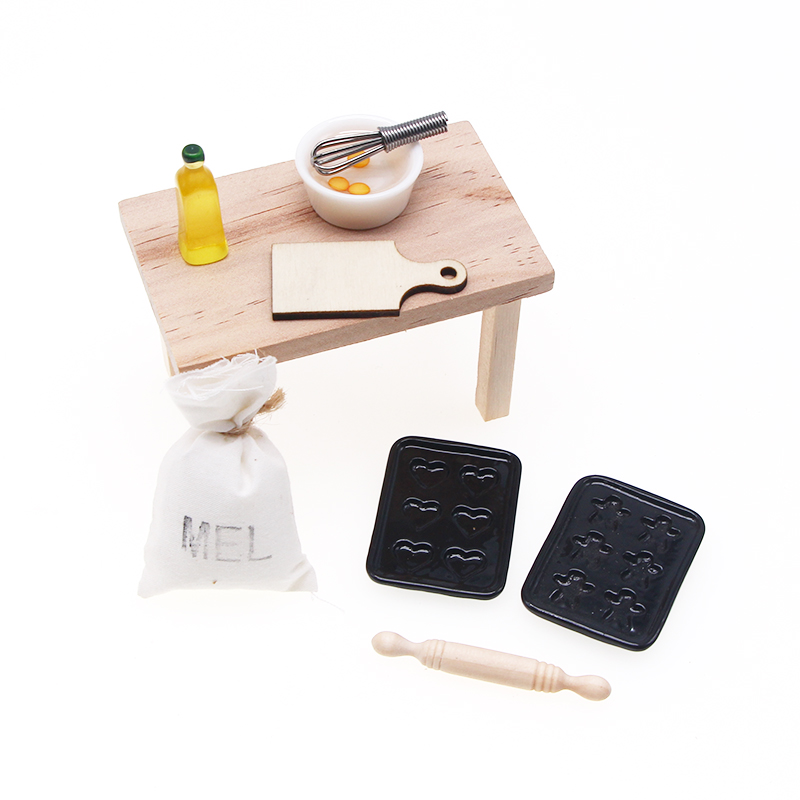8 pezzi casa delle bambole art - Kitchen Baking Ware recensione e prezzo